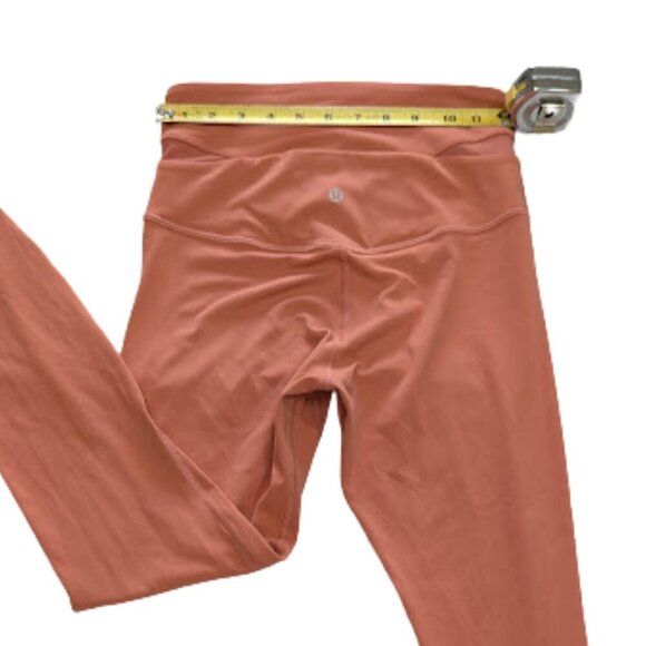 Lululemon Aligned Angles Super High Rise Tight 28" Rustic Coral Size 6 - Picture 6 of 10